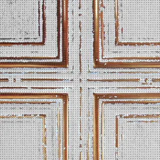 Artisan Copper Washed White finish on Pattern No. 1