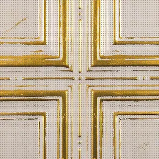 Gold Washed with White finish on Pattern No. 1