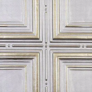 Artisan Silver Washed Gold finish on Pattern No. 1