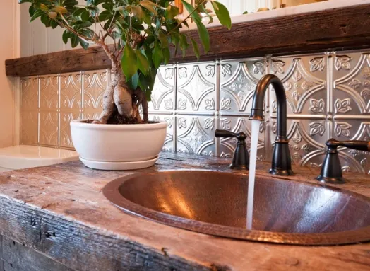 Tin ceiling panels