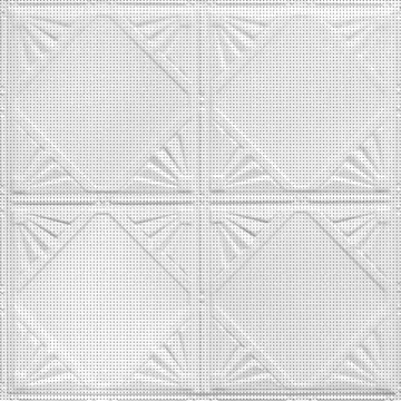Pattern No. 18 in Bright White Satin