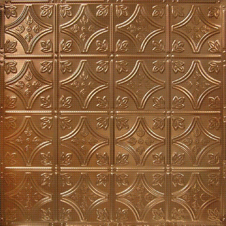 Pattern No. 3, Petite Victorian, pressed tin panel