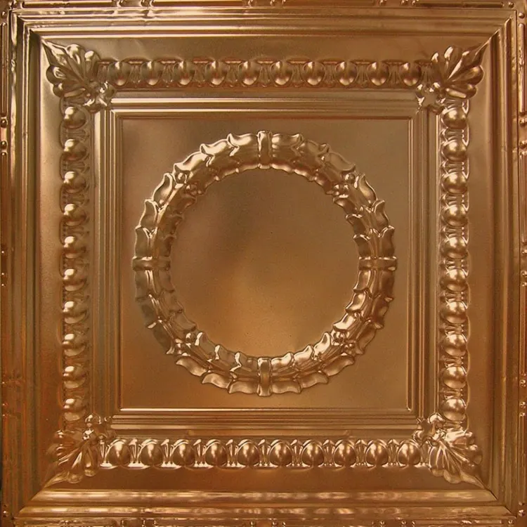 Pattern No. 7, Wreath & Egg-and-Dart, pressed tin panel