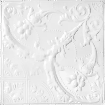 Pattern No. 9 in Bright White Satin